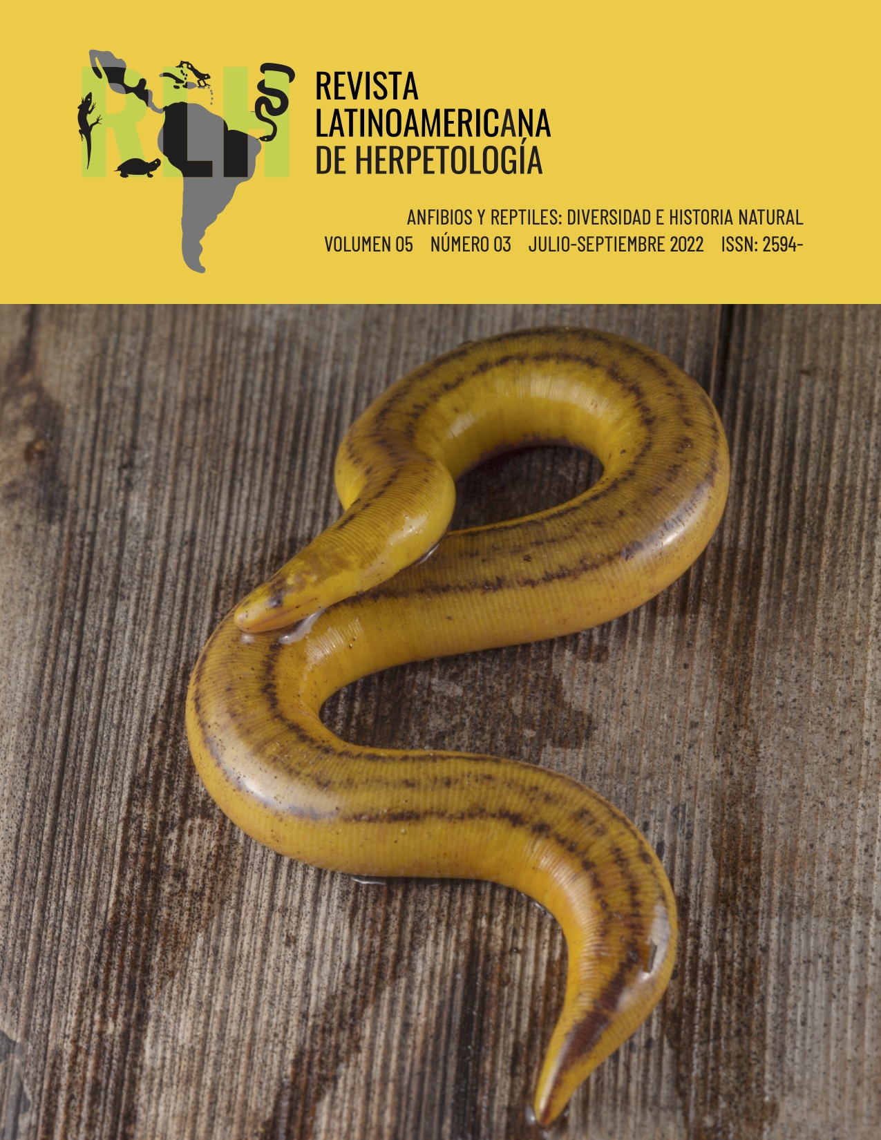 					Ver Vol. 5 Núm. 3 (2022): Anfibios y Reptiles: diversidad e historia natural
				