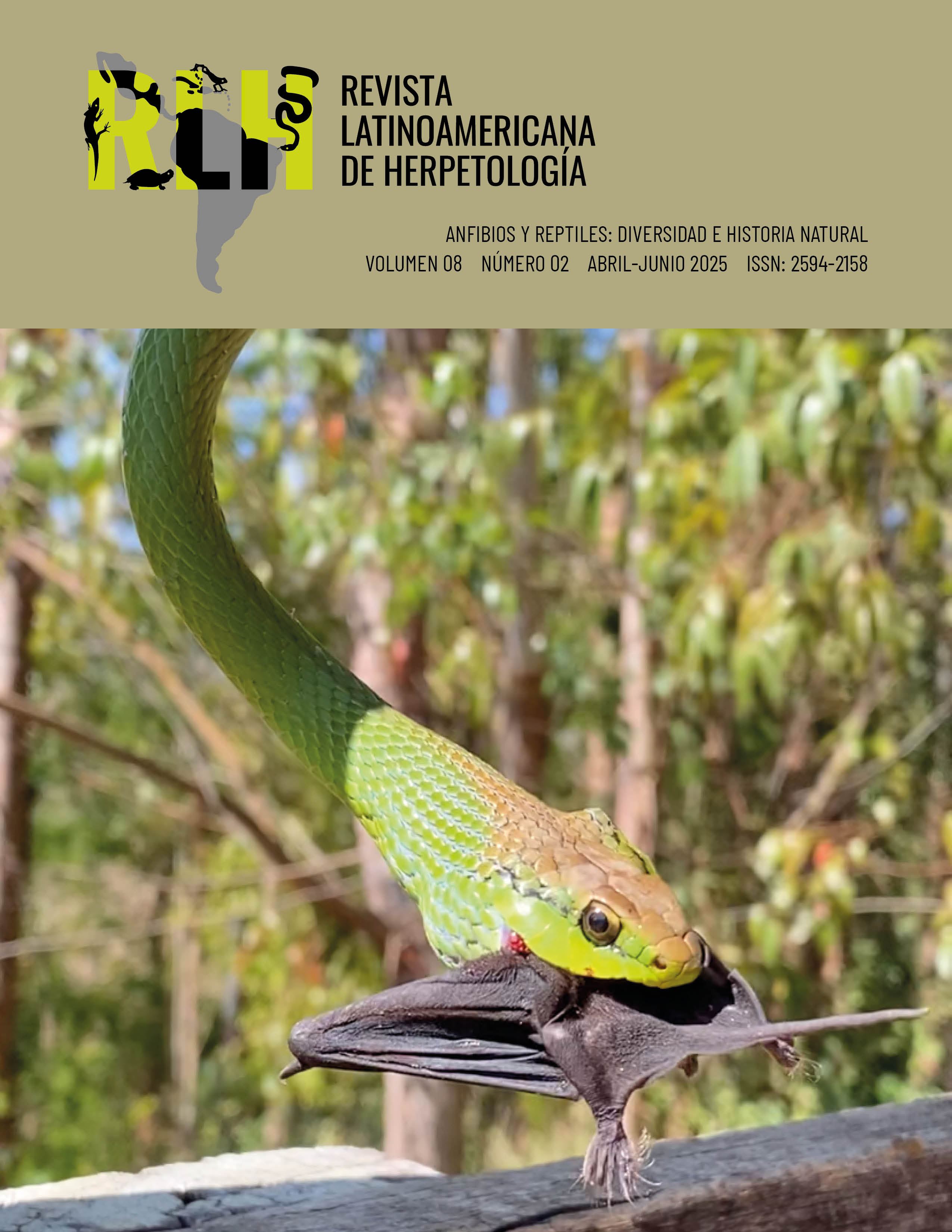 					Ver Vol. 8 Núm. 2 (2025): Diversidad e Historia Natural
				