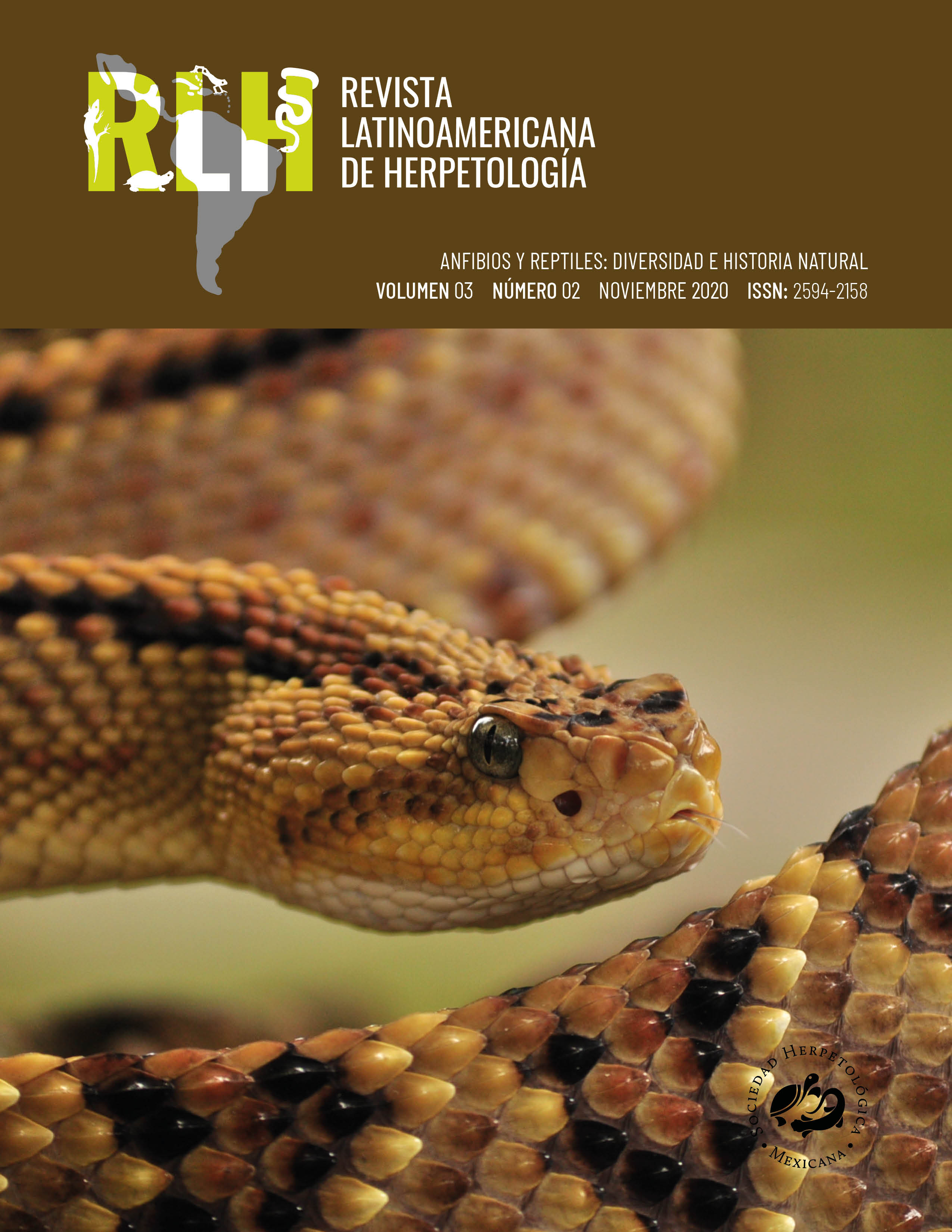 					Ver Vol. 3 Núm. 2 (2020): Anfibios y Reptiles: diversidad e historia natural
				